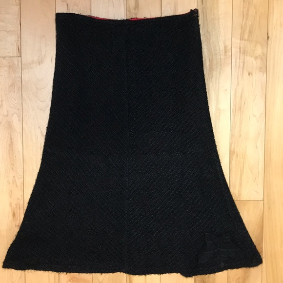 Anthropologie Odille Textured Skirt (Small) - Picture 6 of 6
